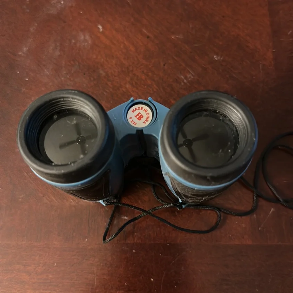 Compact Blue Binoculars for Kids